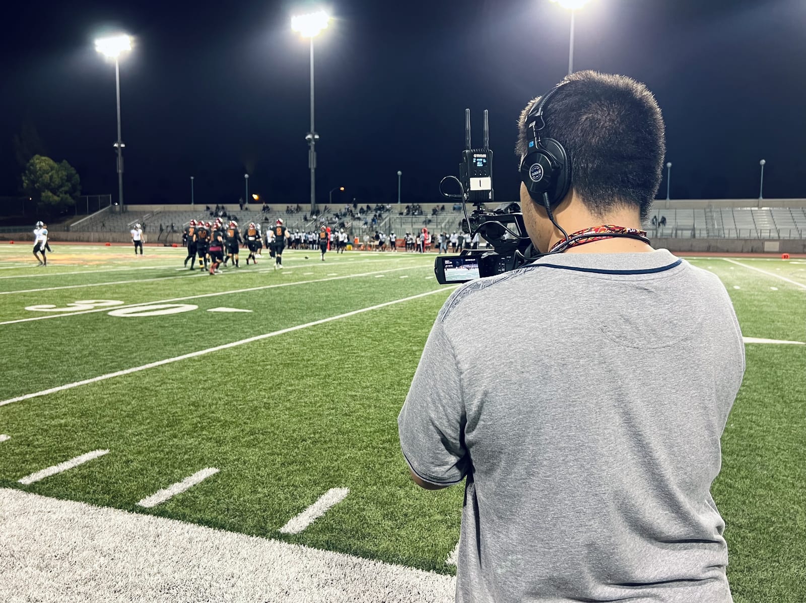 College Football Broadcast – Live Graphics Operator